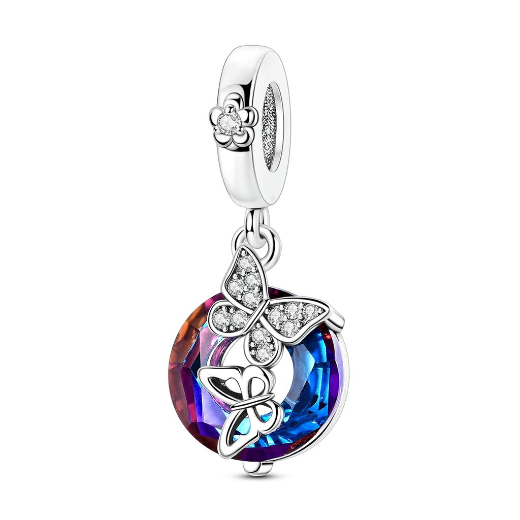 Original Charms Beads Copper Heart Bear Dog Pendant For Woman Fit Bracelet Making Jewelry Diy