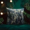 Beautiful Cloud Chess Picture Cushion Cover Silky Elegant Comfort Sofa Bed Invisible Zipper Beach Pillowcase