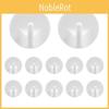 6 Pcs Plastic Self Adhesive Hook Detachable Suitable For Hanging Towels Cloth