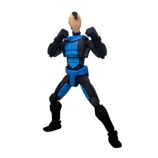 Action Figure Exquisite with Flexible Joints Fully Articulated Model Desktop Display Collectible Gift for Fans