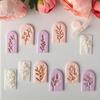 7Pcs Botanical Leaf Pattern Clay Earring Molds Set Fresh Plant Vine Leaves Clay Cutters Tools For Earring Pendant Jewelry Making