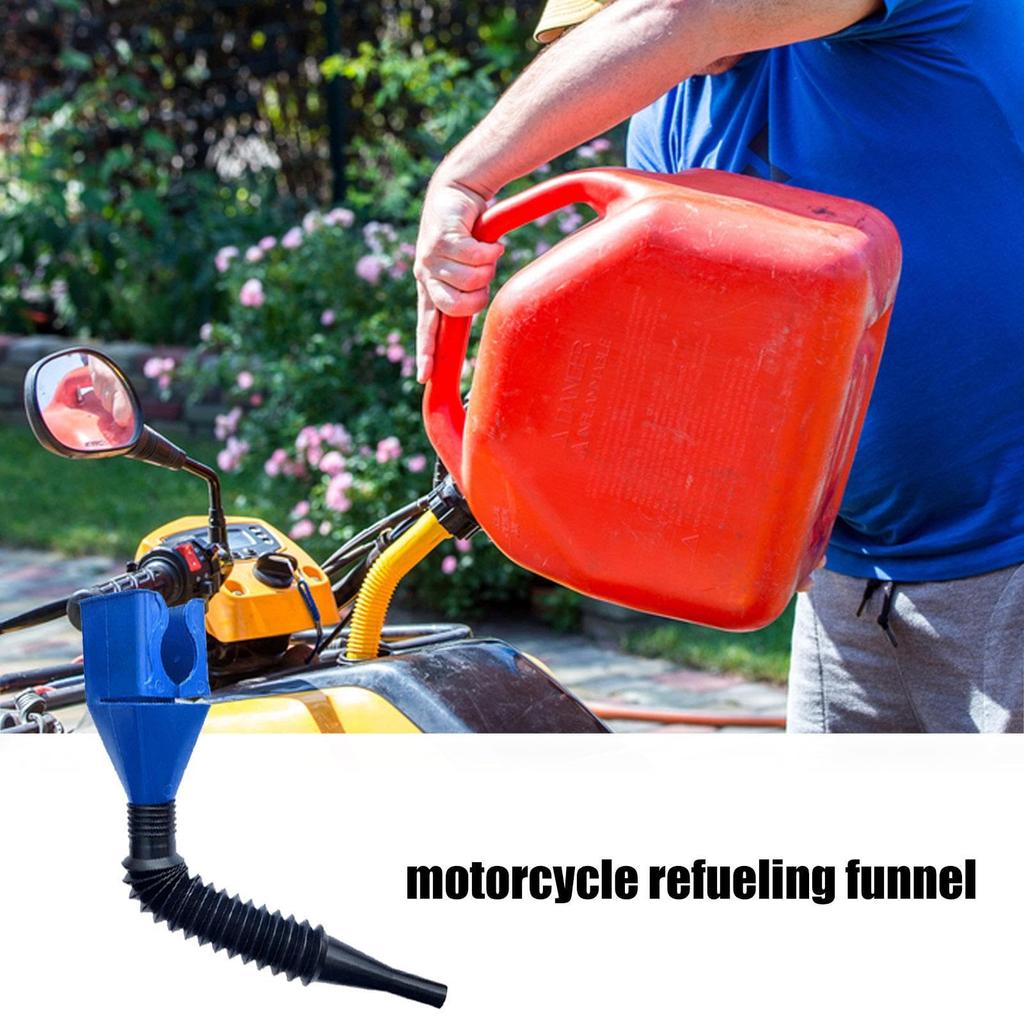 Jogo Telescopic Car Refueling Funnel, Change, Wide Mouth Refueling Funnel, Motorcycle, Fuel