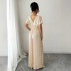 Rompers For Women Deep V Neck Long Sleeve Jumpsuit Loose Fit Work Overalls Dressy Casual Summer Jumpsuits