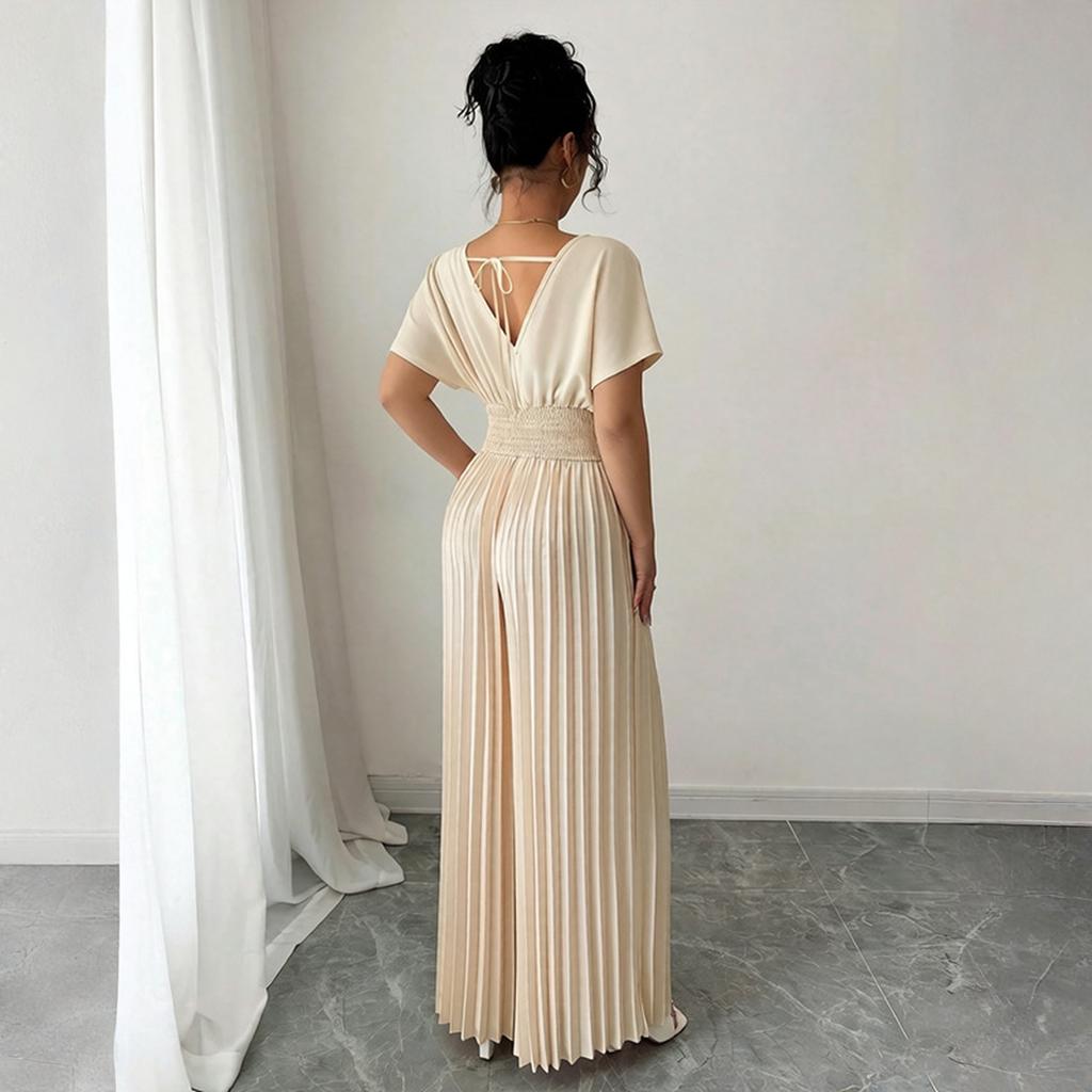 Rompers For Women Deep V Neck Long Sleeve Jumpsuit Loose Fit Work Overalls Dressy Casual Summer Jumpsuits