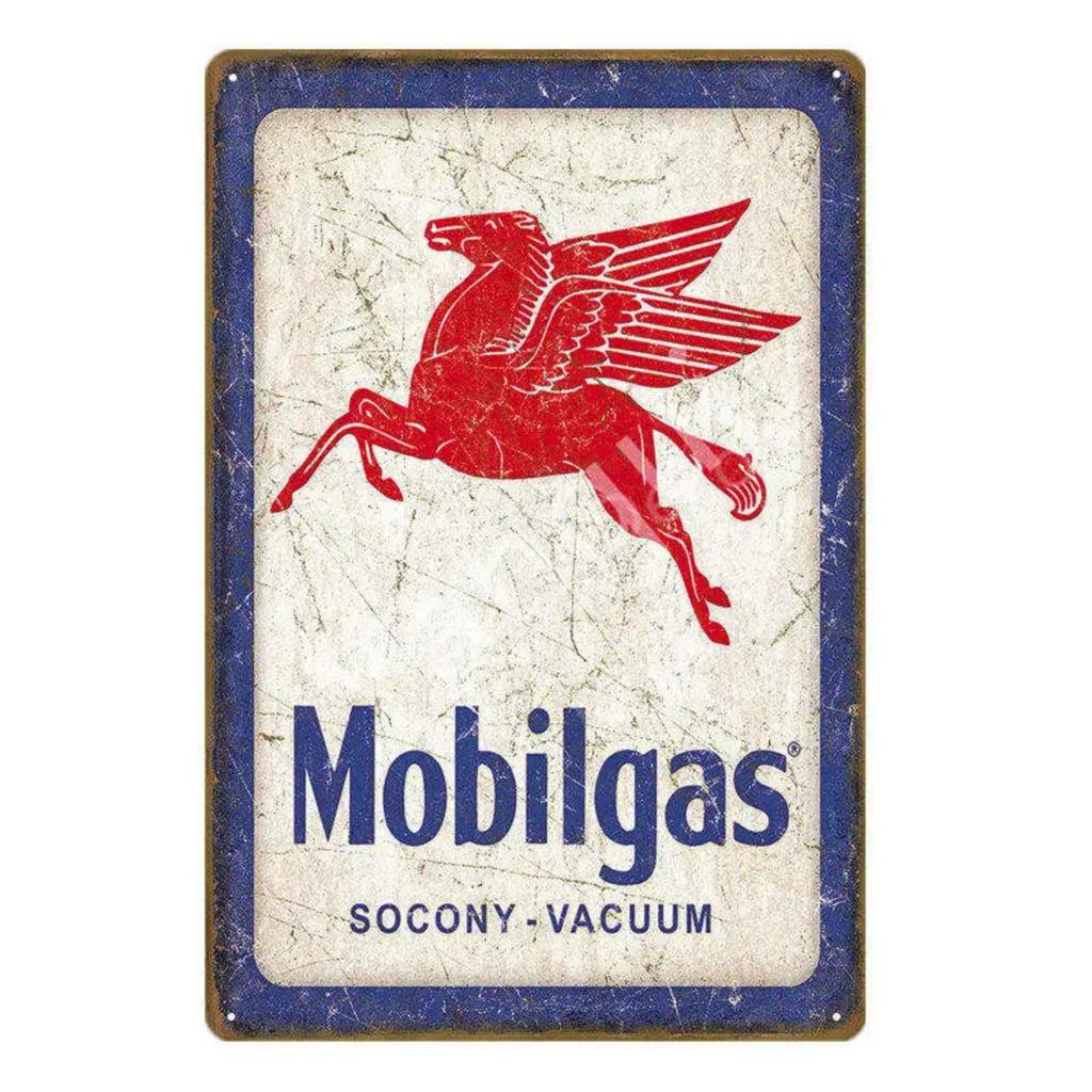 Vintage Motor Gasoline Metal Signs Tin Poster Retro Bar Pub Garage Decor Gas Station Decorative Wall Plaque