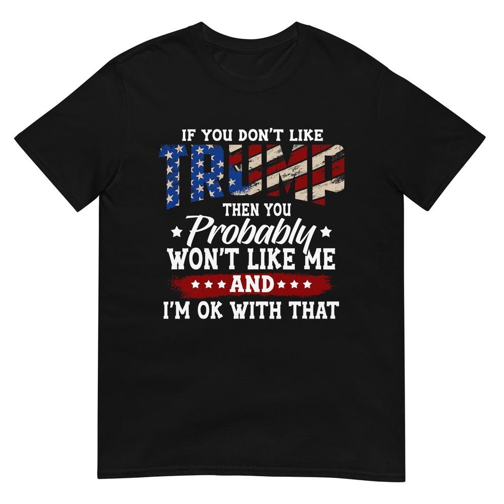 

Trump 2024 American Flag 4th of July Trump 2024 T-Shirt 4XL