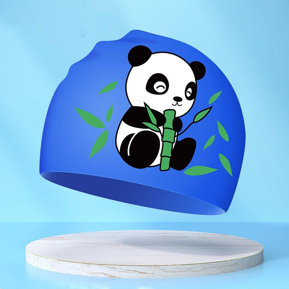 Elastic Kid Swimming Hat Silicone Bathing Hats Cap Water Sport Children Swimming Cap  Summer