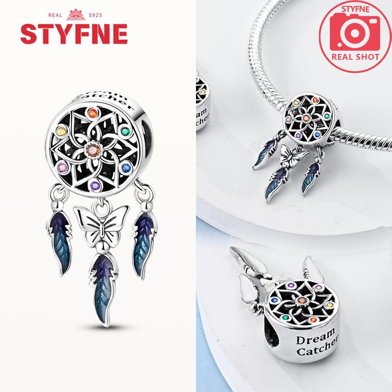 Charms Platabutterfly Dream Catcher Feather Beads Fit Originalbracelets Charms For Women Jewelry Diy Making Gifts