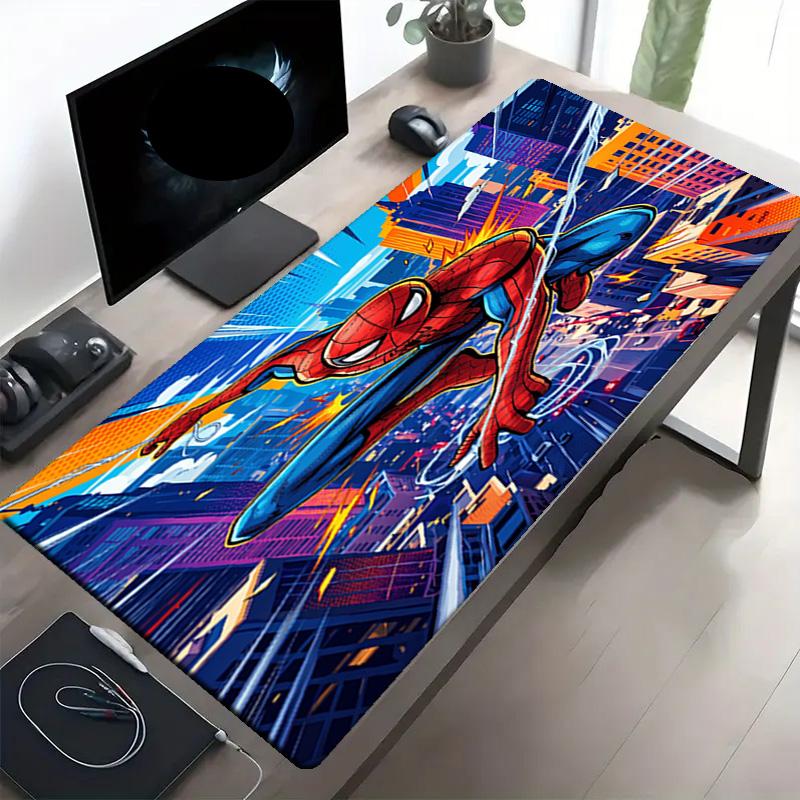 SpiderMan Print Mouse Pad, Anti‑Slip Desktop keyboard Mat, for PC Laptop Gaming Working Daily Use, Cool Festival Birthday Gift