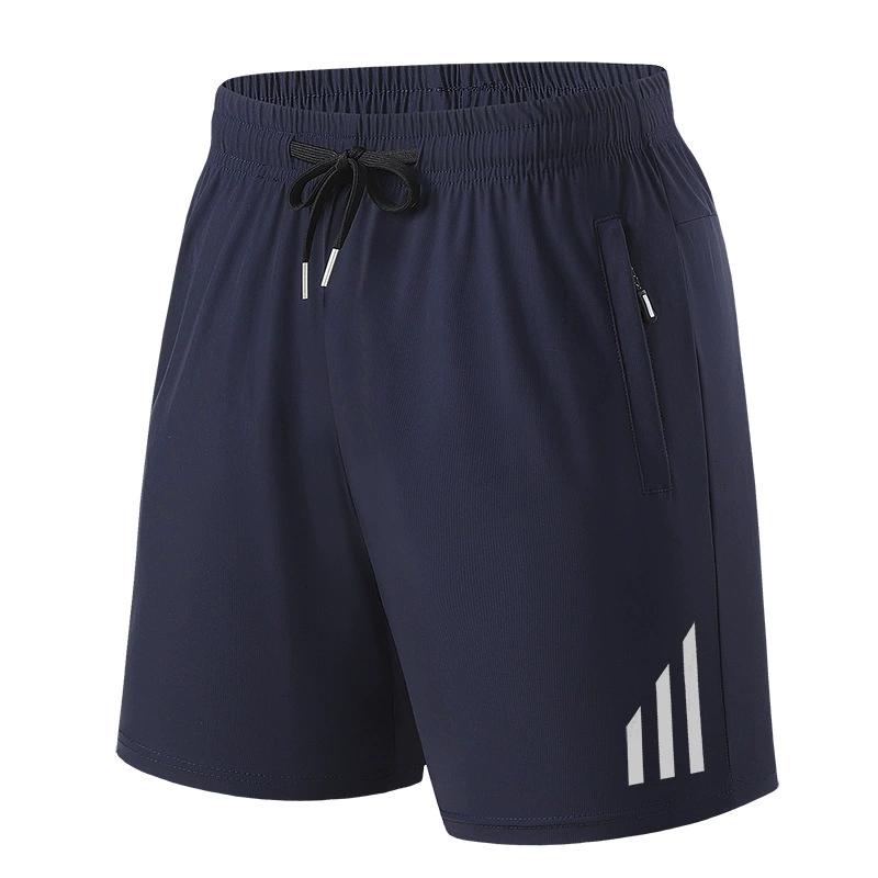 Ice Silk Shorts for Men In Summer, Thin Style, Quick Drying, Loose Fit, Plus Size, Sports and Fitness Casual Pants