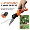 1 Pcs Grass Shears Hedge Shears Gardening Tools Handheld Lawn Trimming Borders Garden Bushes 360° Rotate Sharp Bonsai Tools