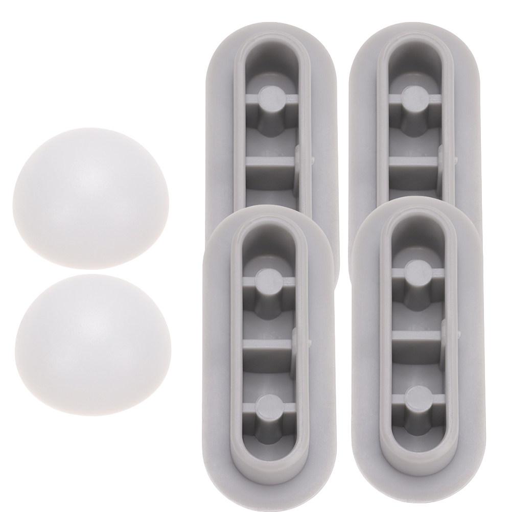 4Pcs Toilet Seat Bumper Heavy Duty Plastic Cushioning Pad Antislip Gasket for Toilet Seat Protection Shock Absorption Universal