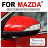 2Pcs For Mazda 3 BL 2008-2014 Mazda 6 GH 2007-2015 LED Dynamic Turn Signal Light Side Mirror Blinker Sequential Flasher Repeater