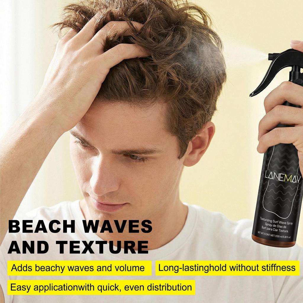Sea Salt Spray-Adds Beachy Waves And Volume-Eaesy Application With Quick Even Distribution-Suitable For All Hair Types, 120ml