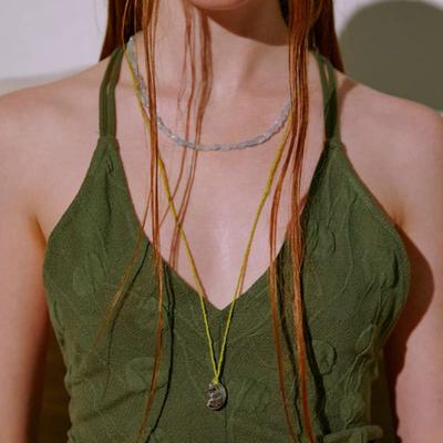 Third Movement Shell Necklace (Green)