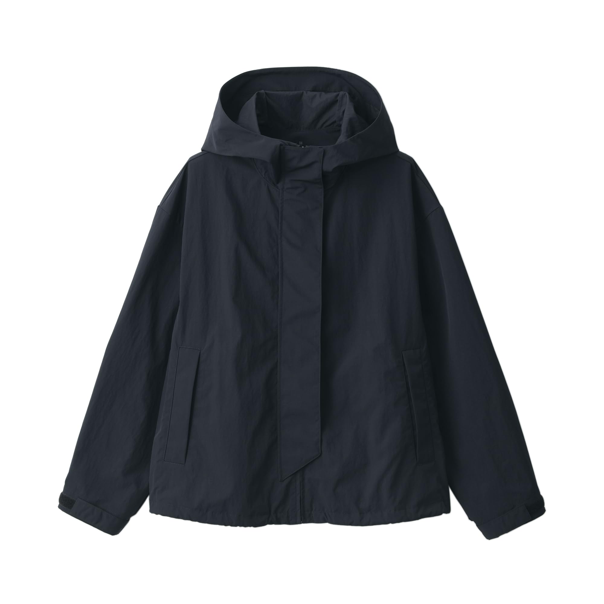 

MUJI Pocketable Hooded Size XS Women s Water-Repellent, UV-Cut, Jacket, BD0YNA4A, Black, чёрный
