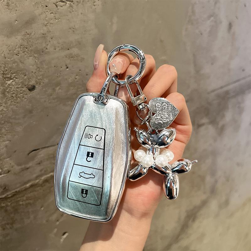 Luxury Car Key Case Cover with Keychaifor Geely Okavango Coolray Atlas Monjaro Tugella Emgrand GT S Proton X50 X70 X6 X7 EX7 GC