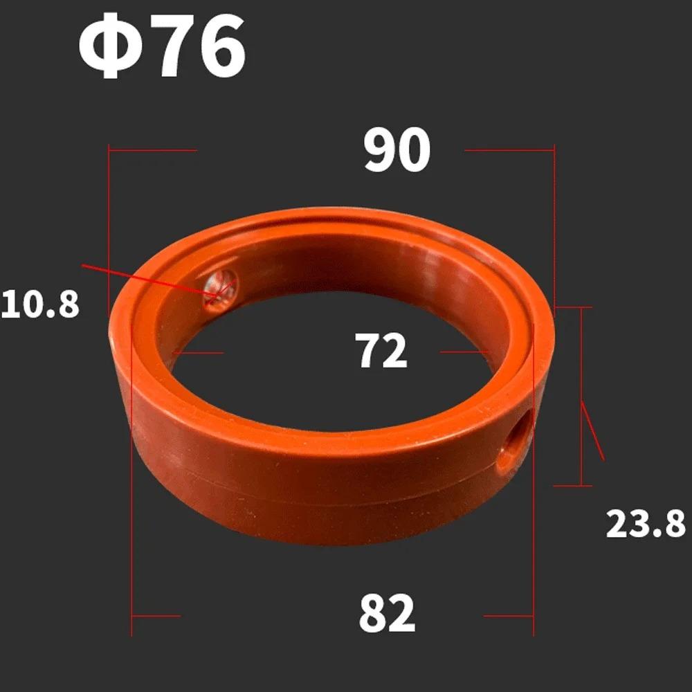 Red 29/38/63/76/89mm DN22/25/32/40/50/65/80/100/125/150VQM Food Grade Sanitary Slicone Seal Gasket Butterfly Valve Homebrew