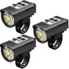 Światło Rowerowe LED Ładowane przez USB Typ-C Zestaw Rower Szosowy Przód Tył Lampa Reflektor Latarka Światło Rowerowe Akcesoria Rowerowe