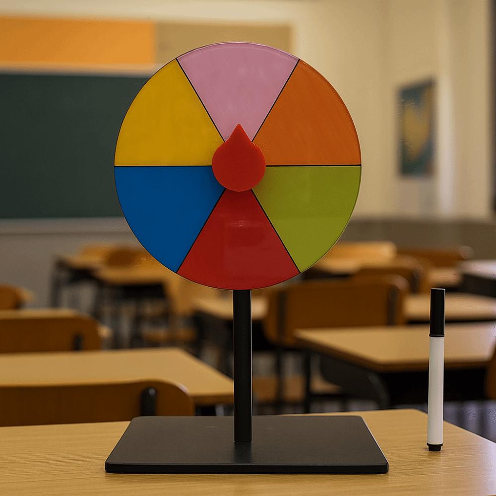 Spin Wheel Color Roulette Wheel Interactive Table Prize Turntable Carnival Party