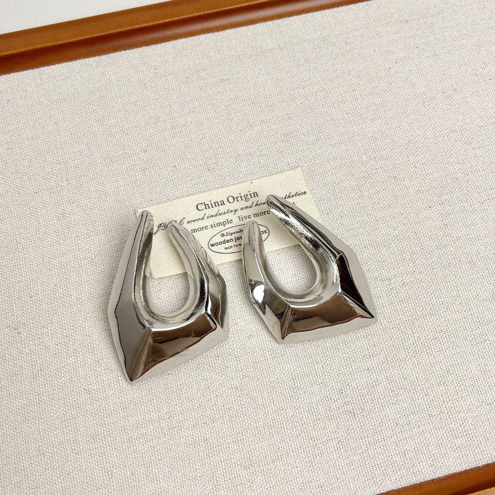 Temperament Irregular Shaped Earrings Advanced Sense Stud Earrings  Fashion Accessories