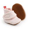 MYGGPP Autumn and Winter Striped Cotton Shoes Cotton Boots Baby Shoes Warm Shoes Baby Shoes Toddler Shoes