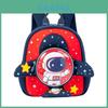 Space Explorer Kids School Backpack With Inflatable Straps For First Grade Students
