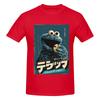 Vintage Blue Cookie Monster Travel Tshirt Niche Sweet Cool Sweatabsorbing And Quickdrying Tees