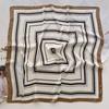68Cm Striped Pattern Scarf Women'S New Spring And Autumn Style Fashionable Scarf Trendy And Versatile Shawl Headscarf