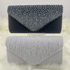 Large Capacity Women Evening Handbag Chain Wedding Clutch Lightweight Crossbody Bag  Dinner