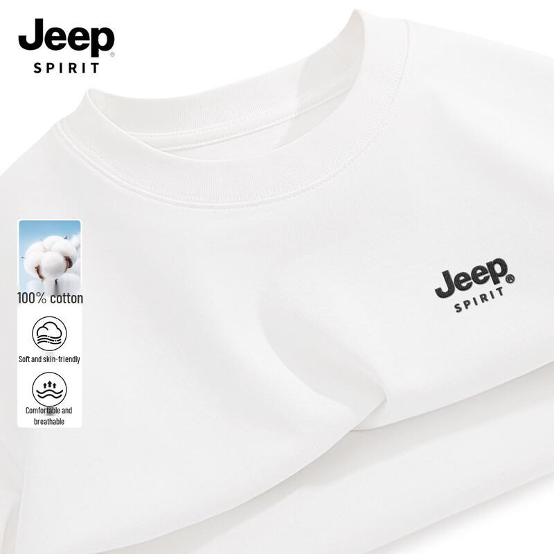 

JEEP SPIRIT Men s American Style Loose Fit Long Sleeve T-Shirt L