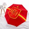 Spain Art pattern, automatic folding umbrella, portable and foldable design, 8 ribs, a Christmas or birthday gift.