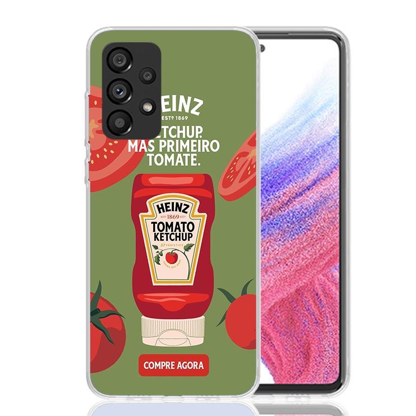 Lamb Heinz Tomato Ketchup Phone Case For Samsung Galaxy A17 A16 A14 A15 A13 A57 A56 A54 A55 A53 A37 A36 A34 A35 A33 A26 A24 A25