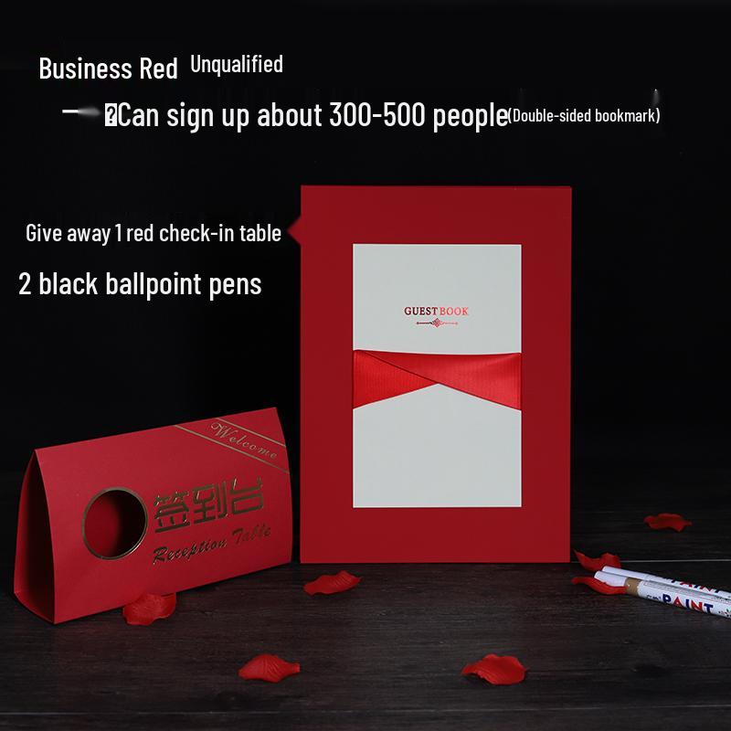

Event Sign-In and Autograph Book for Weddings, Business Meetings, Birthdays, and Banquets