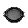 Lilang 33cm Deep Cast Iron Frying Pan with Wood Lid