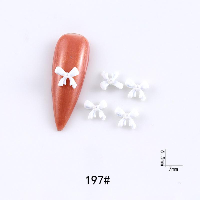 New Cute Bow Heart Nail Art: Frosted Matte Blue & Pink