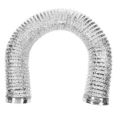 1Pcs 2M Silver 150Mm Diameter Aluminum Foil Exhaust Duct Hose Flexible Heat Resistant Vent Pipe for Kitchen Ac System Grow Room