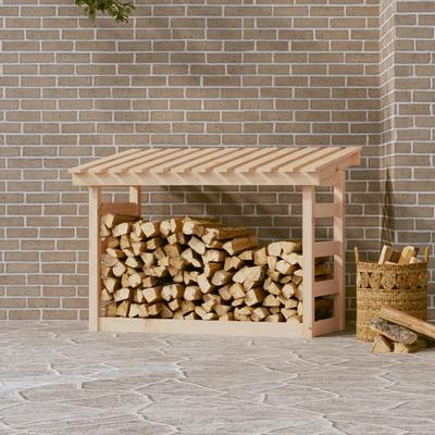 Vidaxl Brennholzständer, 108X64,5X78 Cm, Kiefernholz