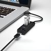 DM CHB007 4 Ports USB 3.0 Hub 5Gbps High Speed Transfer Docking Station with 120cm Cable