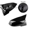 Gloss Black Wing Mirror Cover Caps For Bmw 3/4 Series F20 F21 F22 F30 F32 F36