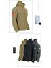 Warm Windbreaker Jacket - Available In Military Green, Black, and Khaki for Spring and Autumn Outdoor Wear.