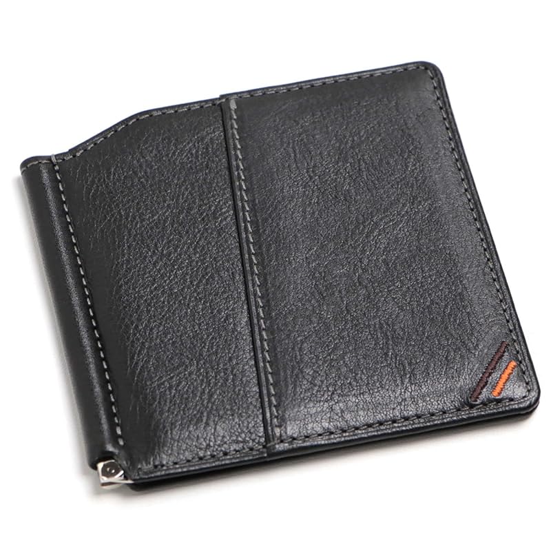 

leather craftsman Dualline (dual line) wallet bill scissors thin cashless men s leather Thin simple tochigi leather genuine leather 1 piece card money