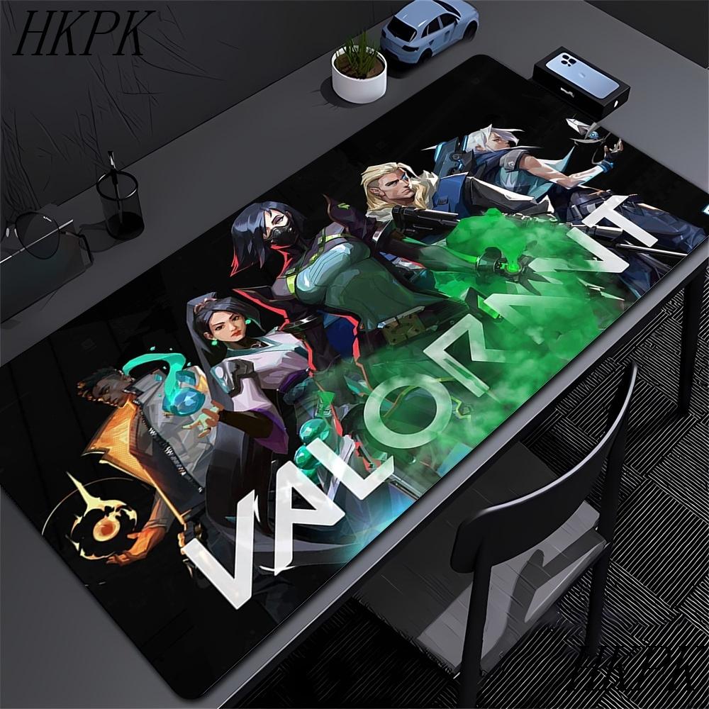 Valorant Muispad Gaming 90x40 Computer HD Custom Nieuwe Muispad Met Vergrendelde Rand Muismat Natuurlijk Rubber Antislip Zacht Tafelmat