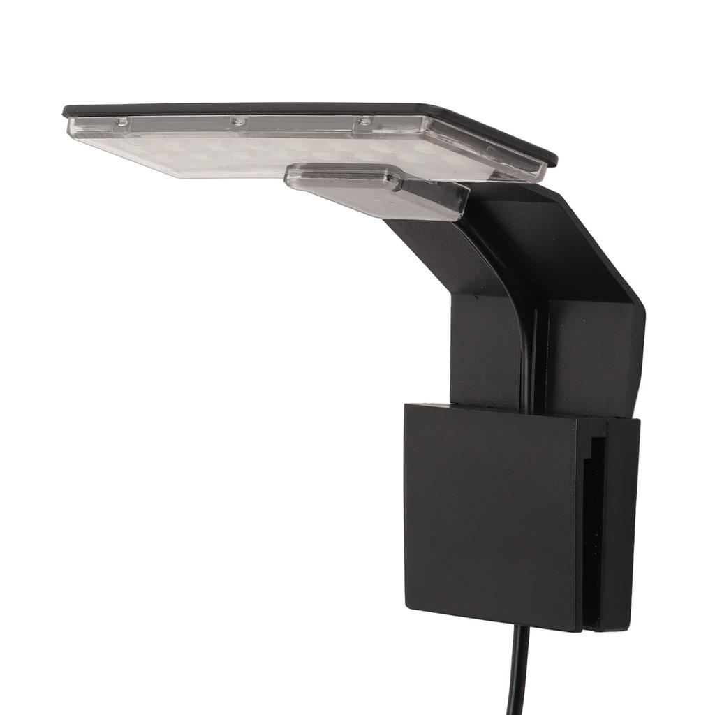 Fish Tank Clip On Light Professional High Brightness Mini Ultrathin LED Aquarium Light   Black Shell