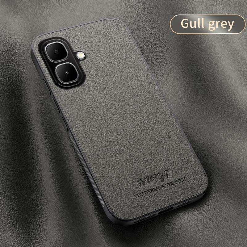 

Роскошный деловой кожаный мягкий чехол-книжка с магнитной застежкой для телефона Infinix Smart 10 Smart10 Capa Infinix Smart 10 серый