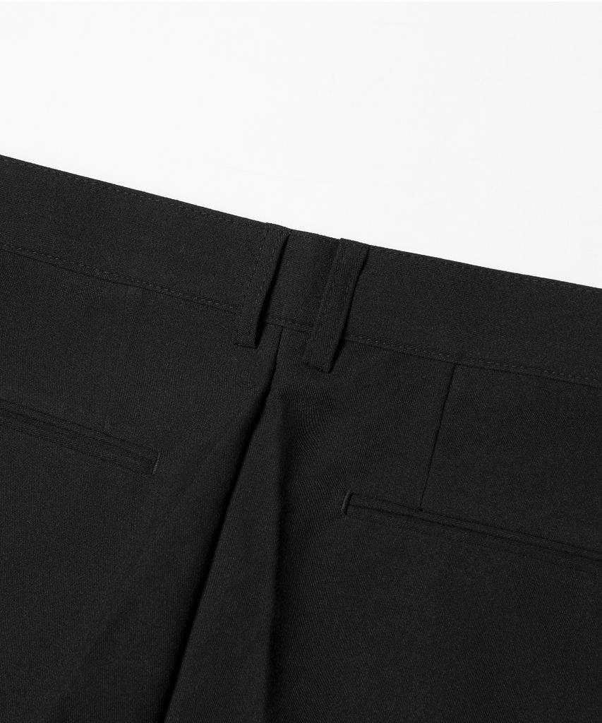 HALBKREIS LAYOUT Tapered Fit Single-Pleat Slacks P-003_Gy