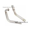Motorcycle R15 V1 V2 Black Rust-Resistant Muffler Bent Pipe