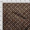 oneOone Cotton Poplin Brown Fabric Cowboy Sewing Craft Projects Fabric Prints By Yard 42 Inch