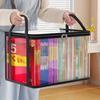 1 Stück Klare PVC-Aufbewahrungsbeutel mit Klappdeckel & Sichtfenster - Stapelbare Organizerbox, Robuste Transparente Aufbewahrungsbeutel