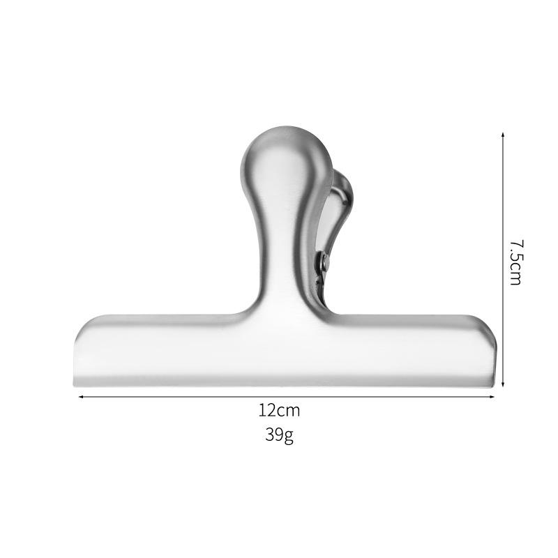 Stainless Steel T-Type Kitchen Food Sealing Clip - Moisture-Proof Freshness and Snack Bag Clip